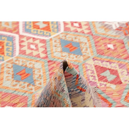 Tappeto Kilim Afghanistan marrone grigio 179x243