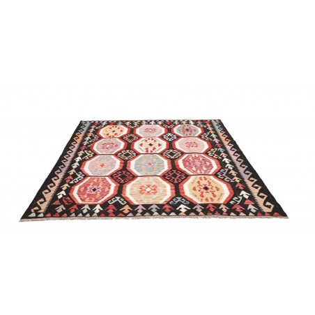 Tappeto Kilim Afghanistan beige marrone 197x197
