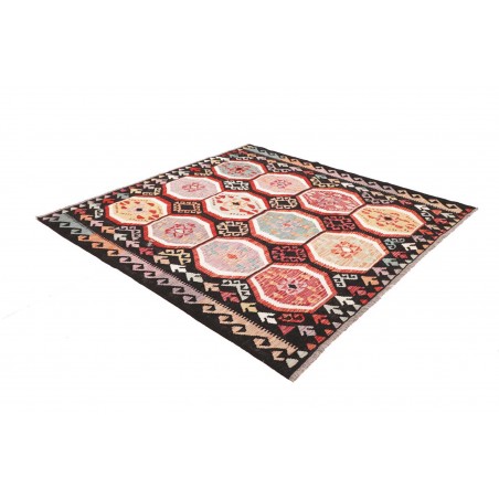 Tappeto Kilim Afghanistan beige marrone 197x197