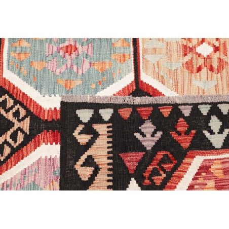 Tappeto Kilim Afghanistan beige marrone 197x197