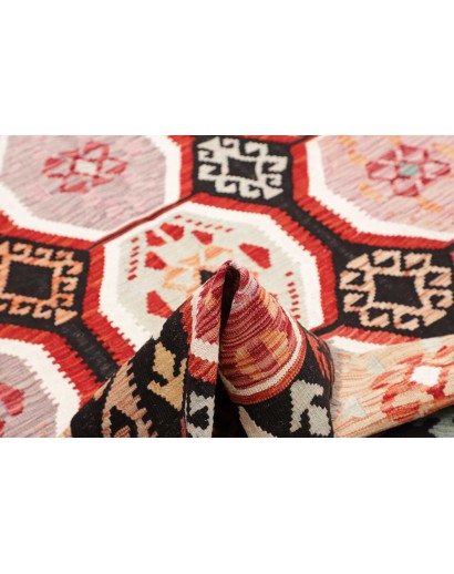 Tappeto Kilim Afghanistan beige marrone 197x197