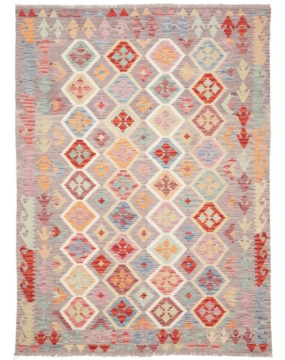 Tappeto Kilim Afghanistan beige marrone 169x234