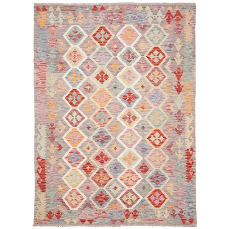 Tappeto Kilim Afghanistan beige marrone 169x234