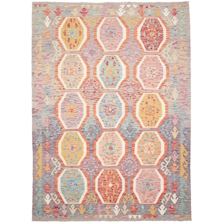 Tappeto Kilim Afghanistan marrone beige 173x241