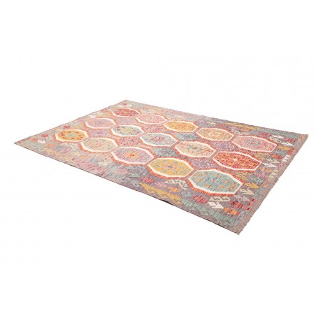 Tappeto Kilim Afghanistan marrone beige 173x241