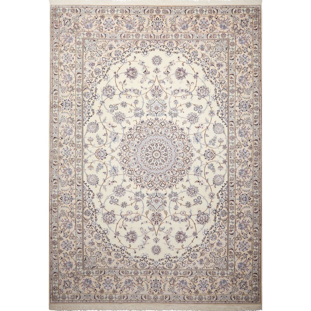 Tappeto Nain 9La Persia bianco 247x350 Tappeto Nain 9La Persia bianco 247x350