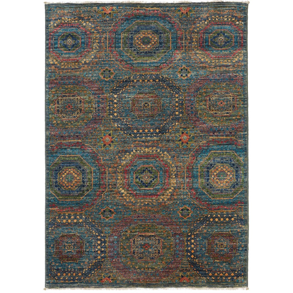 Tappeto Mamlouk Pakistan grigio marrone 99x140 Tappeto Mamlouk Pakistan grigio marrone 99x140