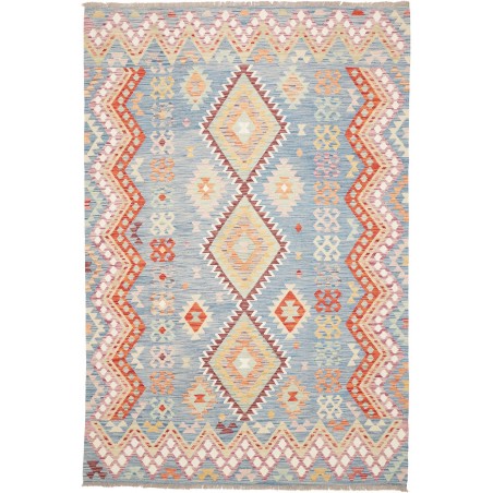 Tappeto Kilim Afghanistan beige rosso 173x253
