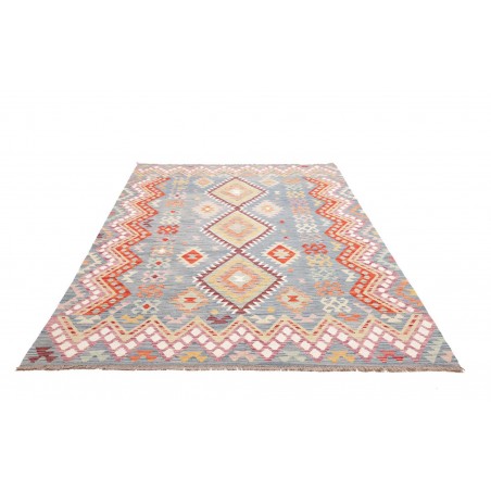 Tappeto Kilim Afghanistan beige rosso 173x253