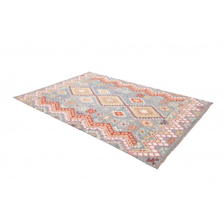 Tappeto Kilim Afghanistan beige rosso 173x253