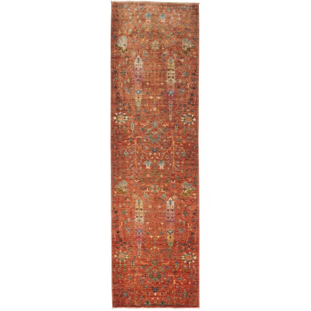 Tappeto Shahi Fine Pakistan marrone giallo 84x294