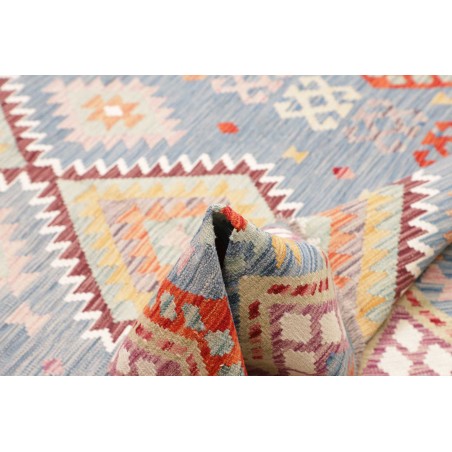 Tappeto Kilim Afghanistan beige rosso 173x253