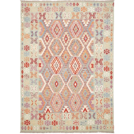 Tappeto Kilim Afghanistan beige marrone 179x250