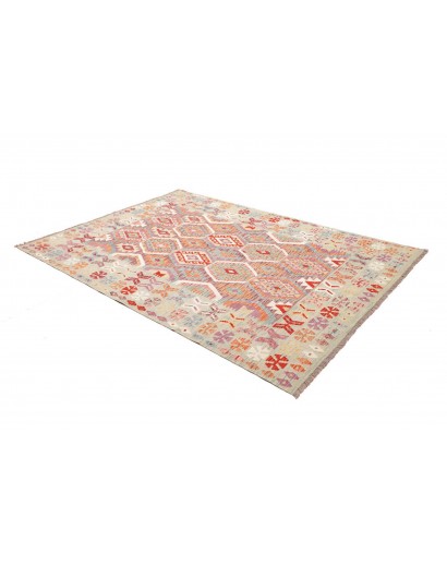 Tappeto Kilim Afghanistan beige marrone 179x250