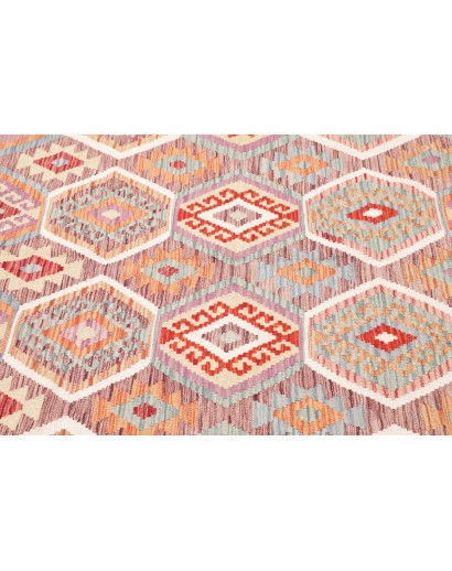 Tappeto Kilim Afghanistan beige marrone 179x250