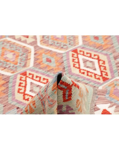 Tappeto Kilim Afghanistan beige marrone 179x250