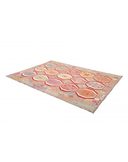 Tappeto Kilim Afghanistan marrone beige 177x245