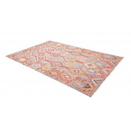 Tappeto Kilim Afghanistan beige arancione 173x263
