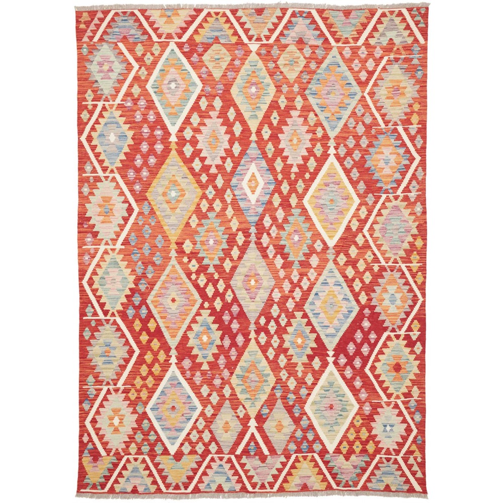 Tappeto Kilim Afghanistan marrone 172x238