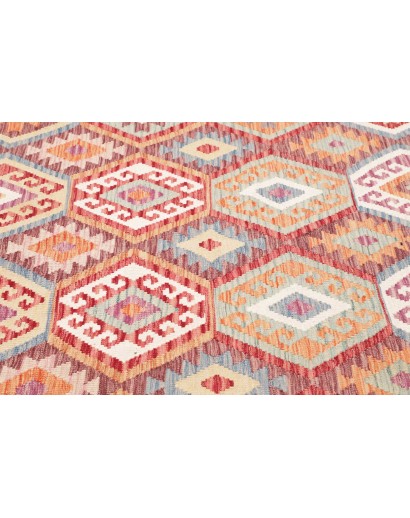 Tappeto Kilim Afghanistan marrone 209x203