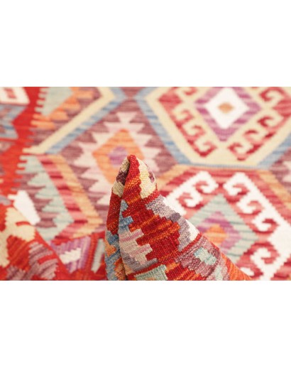 Tappeto Kilim Afghanistan marrone 209x203