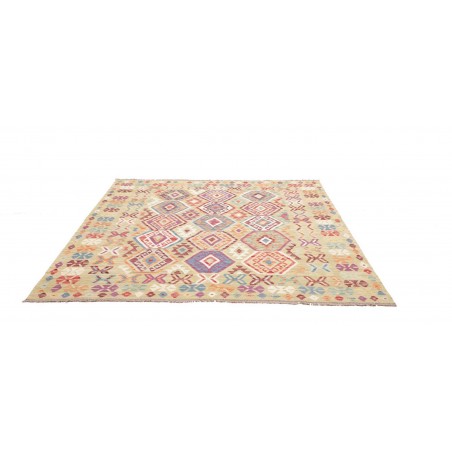 Tappeto Kilim Afghanistan marrone 200x204