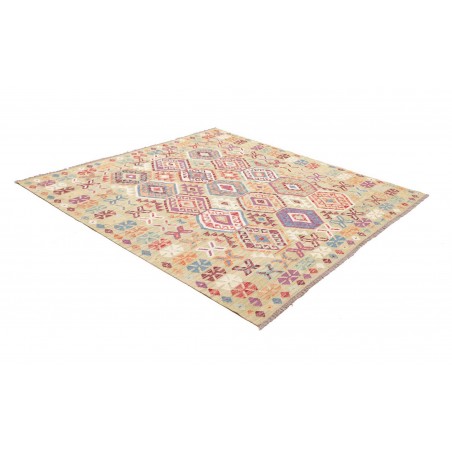 Tappeto Kilim Afghanistan marrone 200x204