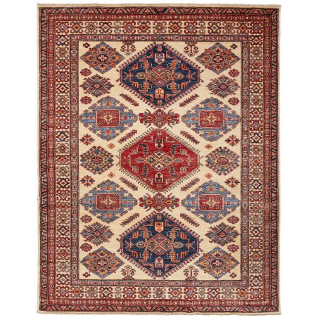 Tappeto Kazak Fine Pakistan marrone giallo 155x202