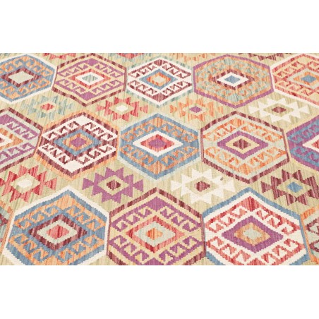Tappeto Kilim Afghanistan marrone 200x204