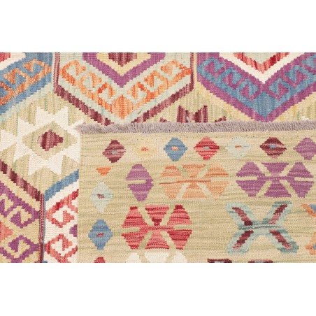 Tappeto Kilim Afghanistan marrone 200x204