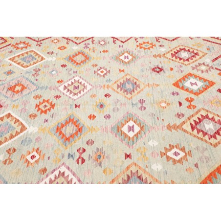 Tappeto Kilim Afghanistan bianco 200x206