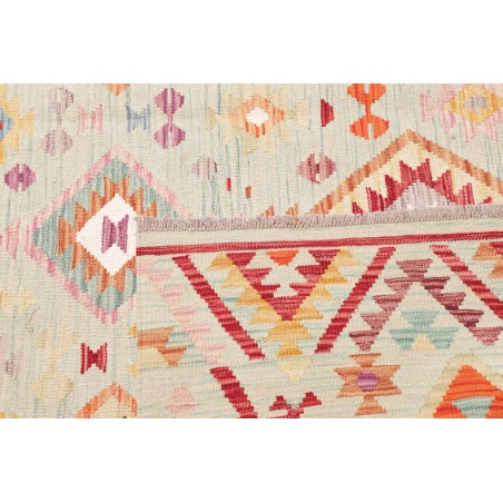 Tappeto Kilim Afghanistan bianco 200x206
