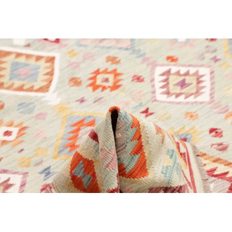 Tappeto Kilim Afghanistan bianco 200x206