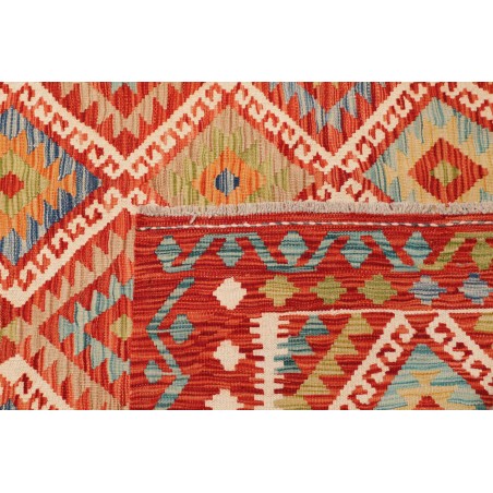 Tappeto Kilim Afghanistan arancione marrone 169x246