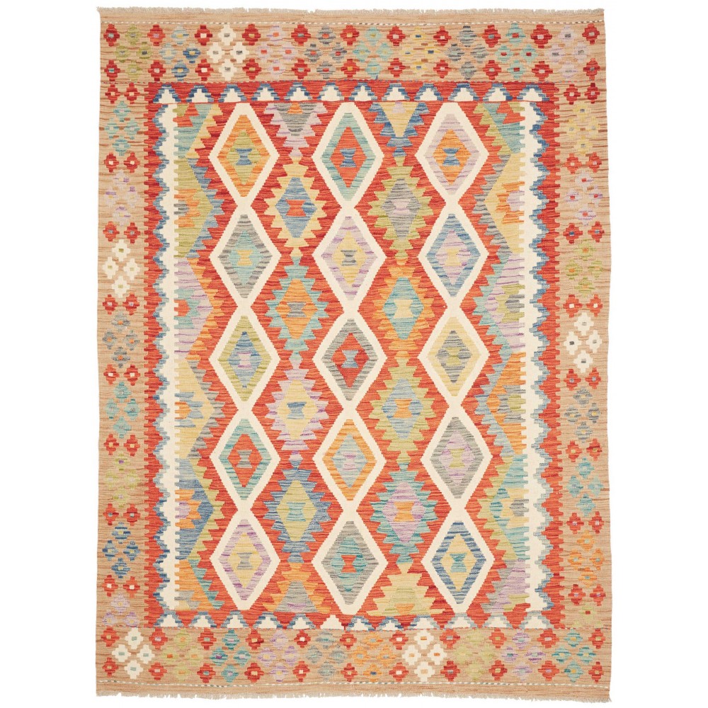 Tappeto Kilim Afghanistan marrone 177x235