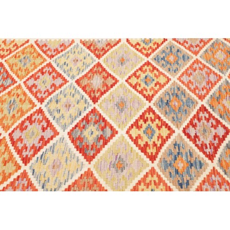 Tappeto Kilim Afghanistan beige rosso 178x247