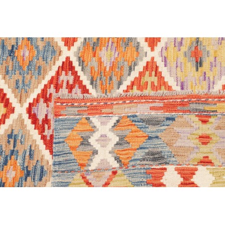 Tappeto Kilim Afghanistan beige rosso 178x247