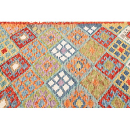 Tappeto Kilim Afghanistan marrone bianco 170x245