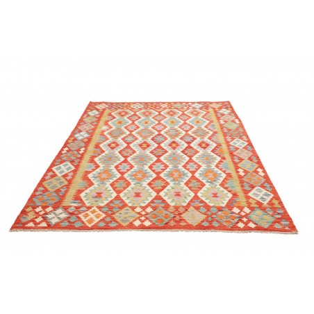Tappeto Kilim Afghanistan marrone 184x246