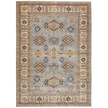 Tappeto Kazak Fine Pakistan marrone grigio 206x288