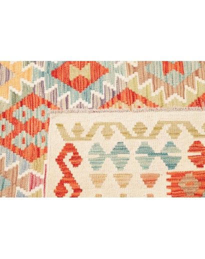 Tappeto Kilim Afghanistan giallo rosso 176x242