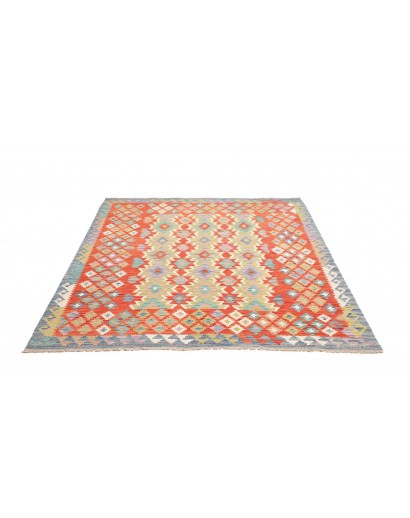 Tappeto Kilim Afghanistan marrone 179x223