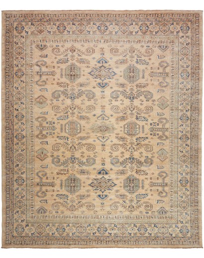 Tappeto Kazak Fine Pakistan marrone grigio 250x298