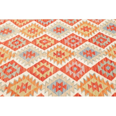 Tappeto Kilim Afghanistan marrone giallo 179x254