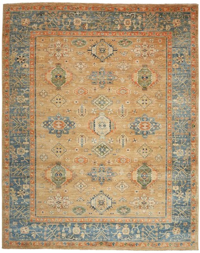 Tappeto Zigler Fine Pakistan marrone azzurro 245x309