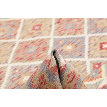 Tappeto Kilim Afghanistan marrone bianco 196x199