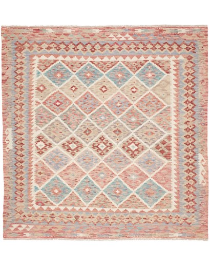 Tappeto Kilim Afghanistan marrone beige 200x199
