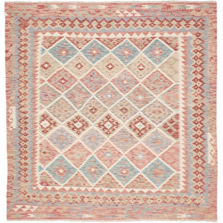 Tappeto Kilim Afghanistan marrone beige 200x199