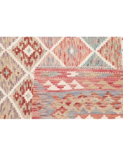 Tappeto Kilim Afghanistan marrone beige 200x199