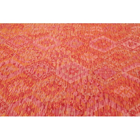 Tappeto Kilim Afghanistan rosso arancione 182x245